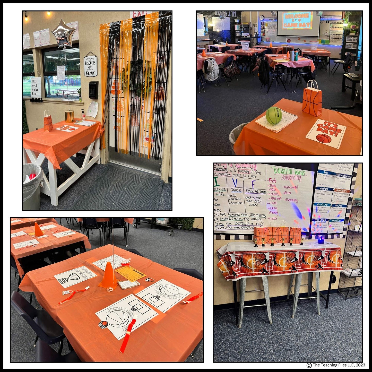Basketball Classroom Transformation | 4th Grade | CCSS-Aligned