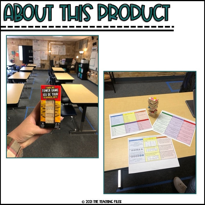6th Grade Geometry | 6th Grade Math Tumbling Towers Activity