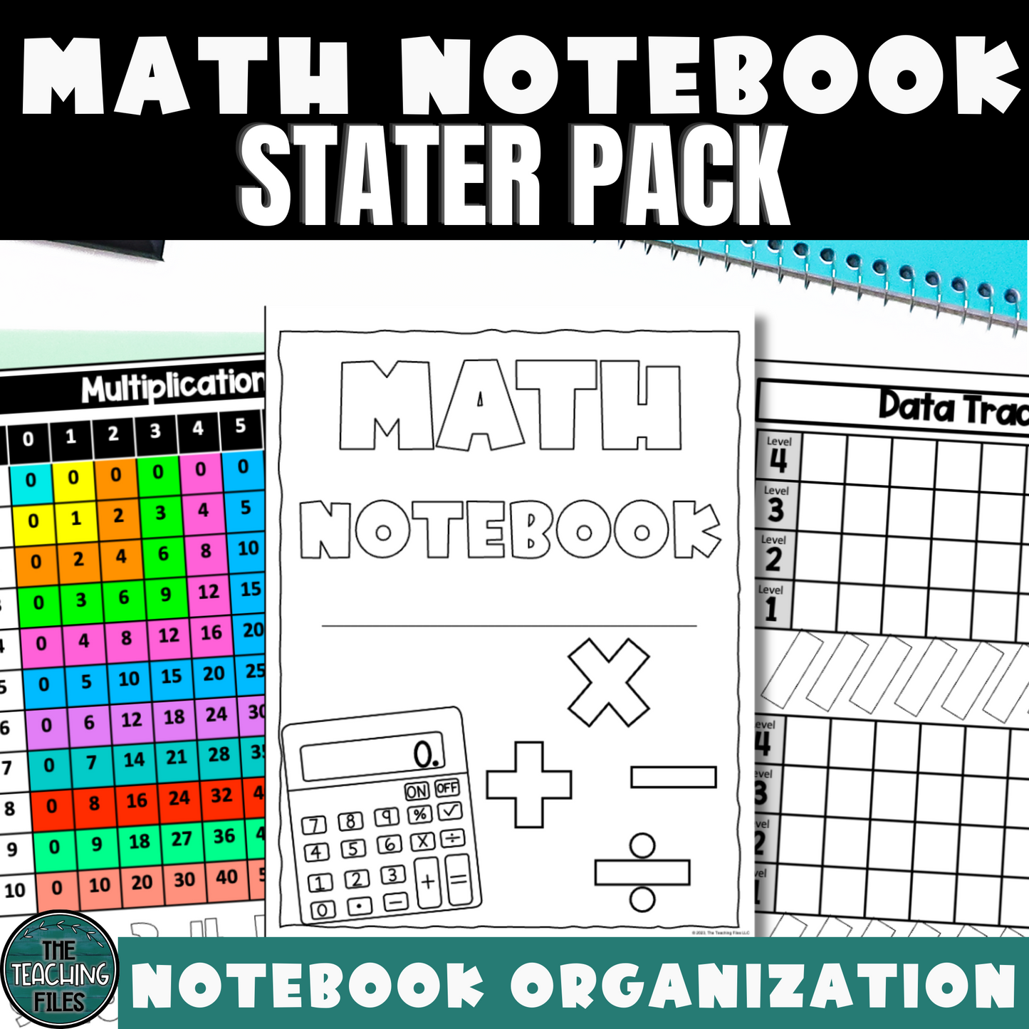 Math Notebook Starter Pack | Notebook Organization