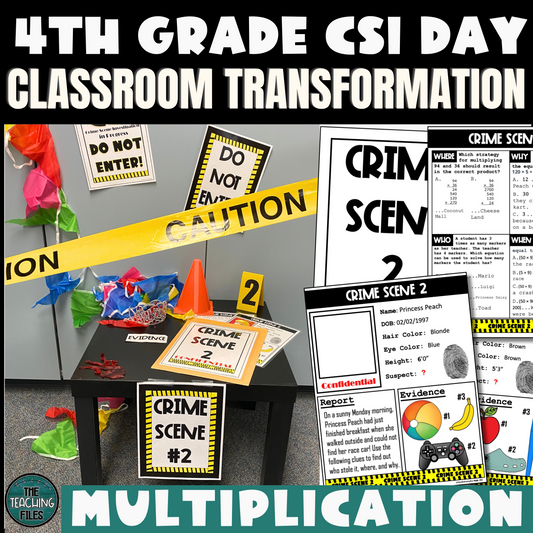 CSI Day Classroom Transformation | 4th Grade Multiplication | CCSS-Aligned